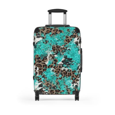 Western Cowhide Suitcase - A stylish luggage featuring a chic cowhide design, perfect for travelers who want to add a touch of luxury to their journeys.