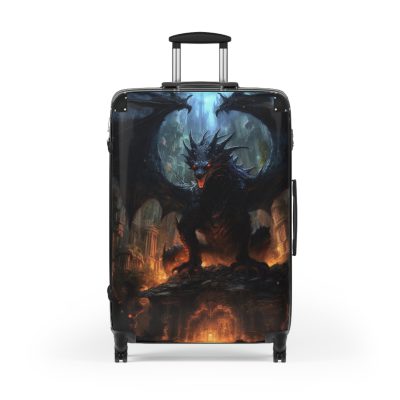 Dragon Suitcase - Kids' luggage featuring a thrilling dragon design, perfect for young adventurers.