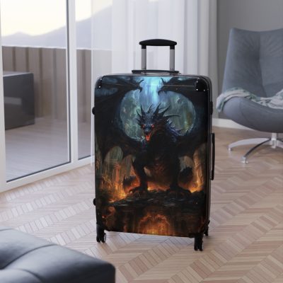 Dragon Suitcase - Kids' luggage featuring a thrilling dragon design, perfect for young adventurers.