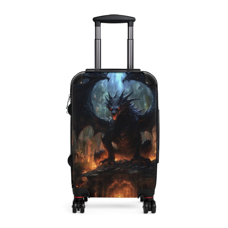 Dragon Suitcase - Kids' luggage featuring a thrilling dragon design, perfect for young adventurers.