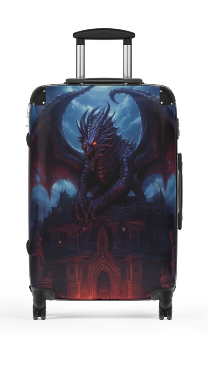 Dragon Suitcase - Kids' luggage featuring a thrilling dragon design, perfect for young adventurers.