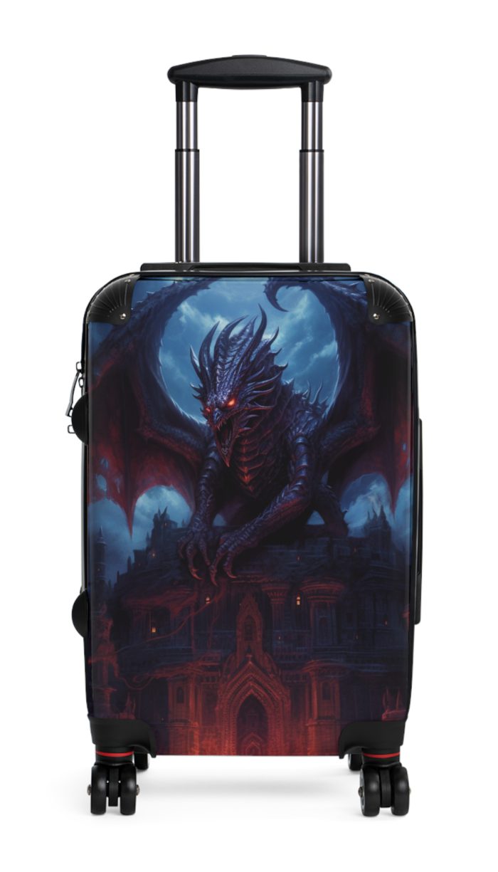 Dragon Suitcase - Kids' luggage featuring a thrilling dragon design, perfect for young adventurers.