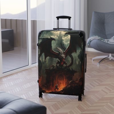 Dragon Suitcase - Kids' luggage featuring a thrilling dragon design, perfect for young adventurers.