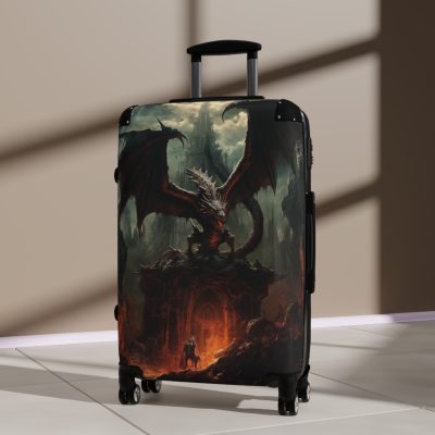 Dragon Suitcase - Kids' luggage featuring a thrilling dragon design, perfect for young adventurers.