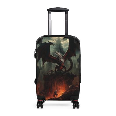 Dragon Suitcase - Kids' luggage featuring a thrilling dragon design, perfect for young adventurers.