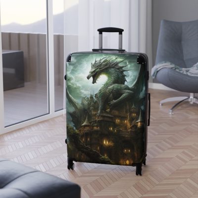 Dragon Suitcase - Kids' luggage featuring a thrilling dragon design, perfect for young adventurers.