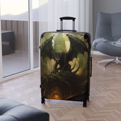 Dragon Suitcase - Kids' luggage featuring a thrilling dragon design, perfect for young adventurers.