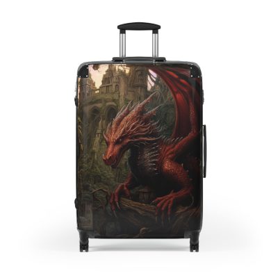 Dragon Suitcase - Kids' luggage featuring a thrilling dragon design, perfect for young adventurers.