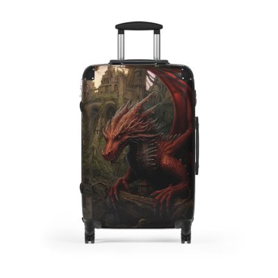 Dragon Suitcase - Kids' luggage featuring a thrilling dragon design, perfect for young adventurers.