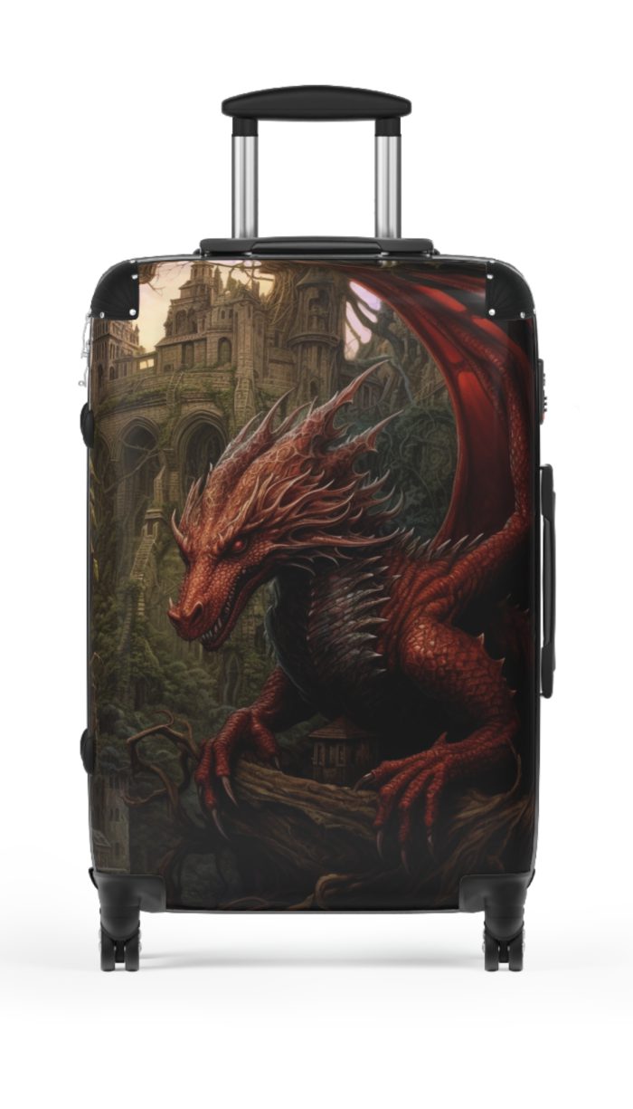 Dragon Suitcase - Kids' luggage featuring a thrilling dragon design, perfect for young adventurers.