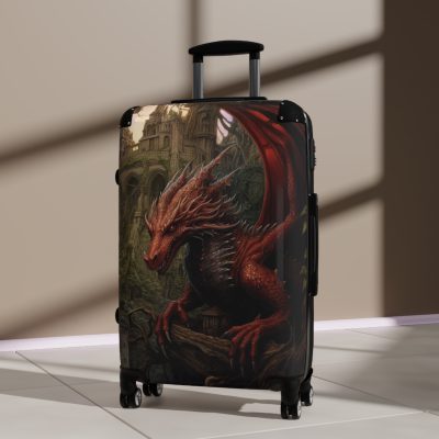 Dragon Suitcase - Kids' luggage featuring a thrilling dragon design, perfect for young adventurers.