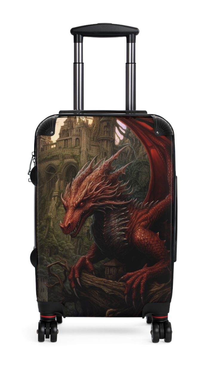 Dragon Suitcase - Kids' luggage featuring a thrilling dragon design, perfect for young adventurers.