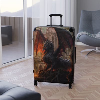 Dragon Suitcase - Kids' luggage featuring a thrilling dragon design, perfect for young adventurers.