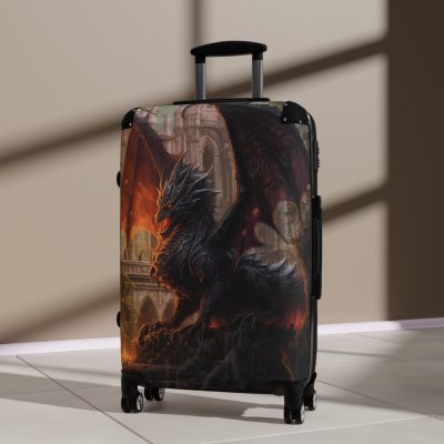 Dragon Suitcase - Kids' luggage featuring a thrilling dragon design, perfect for young adventurers.