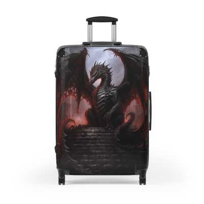 Dragon Suitcase - Kids' luggage featuring a thrilling dragon design, perfect for young adventurers.