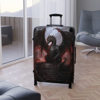 Dragon Suitcase - Kids' luggage featuring a thrilling dragon design, perfect for young adventurers.