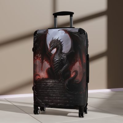 Dragon Suitcase - Kids' luggage featuring a thrilling dragon design, perfect for young adventurers.