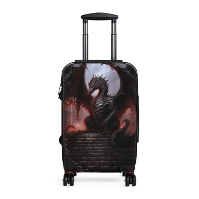 Dragon Suitcase - Kids' luggage featuring a thrilling dragon design, perfect for young adventurers.