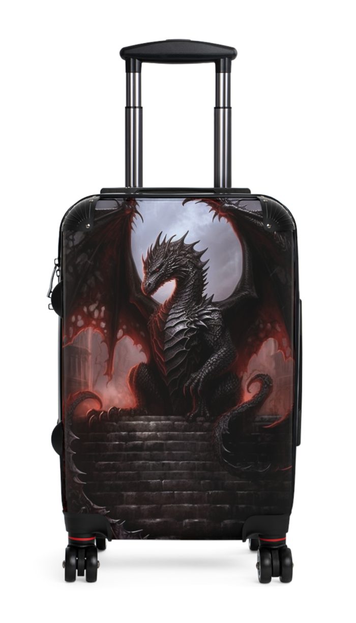 Dragon Suitcase - Kids' luggage featuring a thrilling dragon design, perfect for young adventurers.