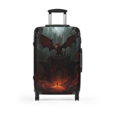 Dragon Suitcase - Kids' luggage featuring a thrilling dragon design, perfect for young adventurers.