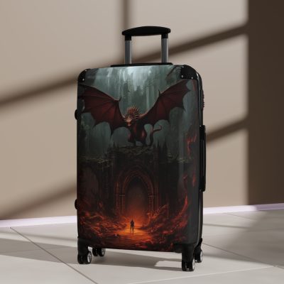 Dragon Suitcase - Kids' luggage featuring a thrilling dragon design, perfect for young adventurers.