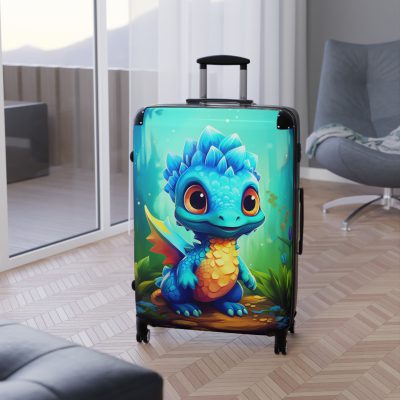 Dinosaur Suitcase - A luggage adorned with a captivating dinosaur-themed design, perfect for young travelers who want to embark on Dinosaur adventures in style.