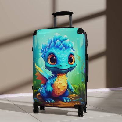 Dinosaur Suitcase - A luggage adorned with a captivating dinosaur-themed design, perfect for young travelers who want to embark on Dinosaur adventures in style.