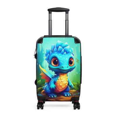 Dinosaur Suitcase - A luggage adorned with a captivating dinosaur-themed design, perfect for young travelers who want to embark on Dinosaur adventures in style.