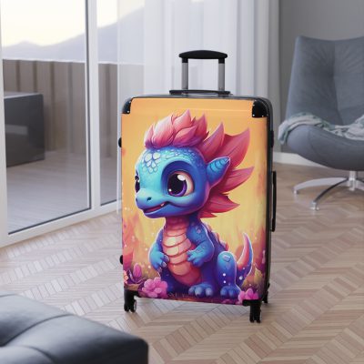 Dinosaur Suitcase - A luggage adorned with a captivating dinosaur-themed design, perfect for young travelers who want to embark on Dinosaur adventures in style.