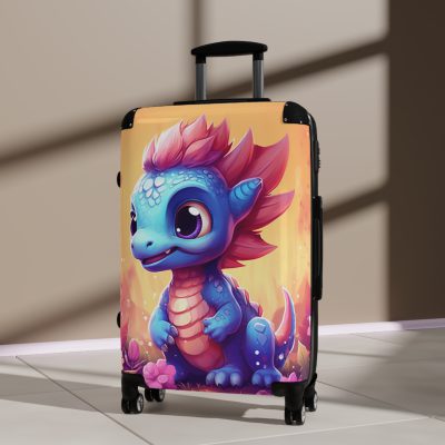 Dinosaur Suitcase - A luggage adorned with a captivating dinosaur-themed design, perfect for young travelers who want to embark on Dinosaur adventures in style.