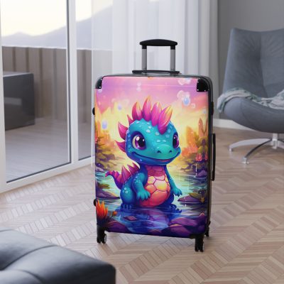 Dinosaur Suitcase - A luggage adorned with a captivating dinosaur-themed design, perfect for young travelers who want to embark on Dinosaur adventures in style.