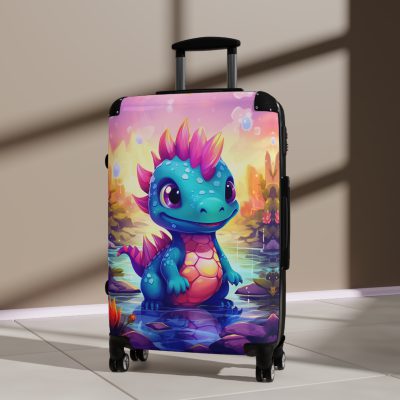 Dinosaur Suitcase - A luggage adorned with a captivating dinosaur-themed design, perfect for young travelers who want to embark on Dinosaur adventures in style.