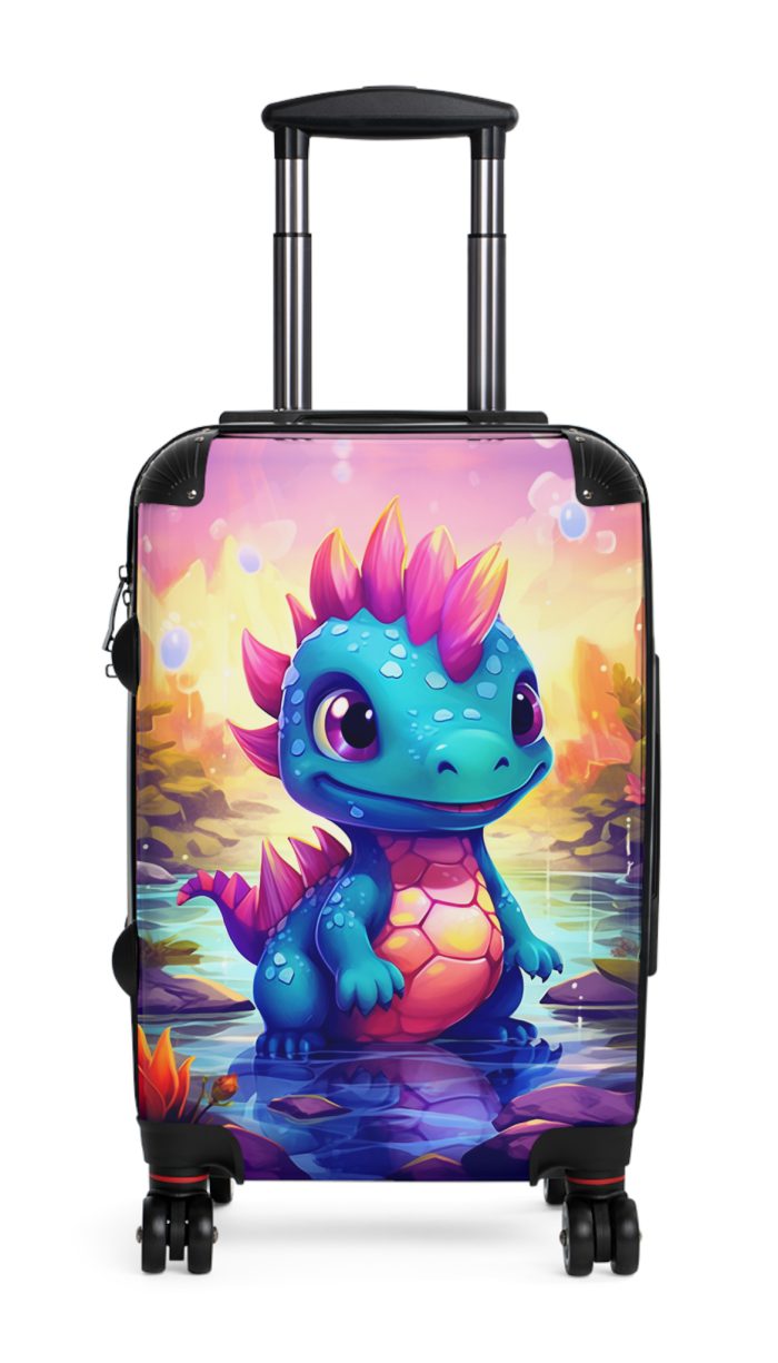 Dinosaur Suitcase - A luggage adorned with a captivating dinosaur-themed design, perfect for young travelers who want to embark on Dinosaur adventures in style.