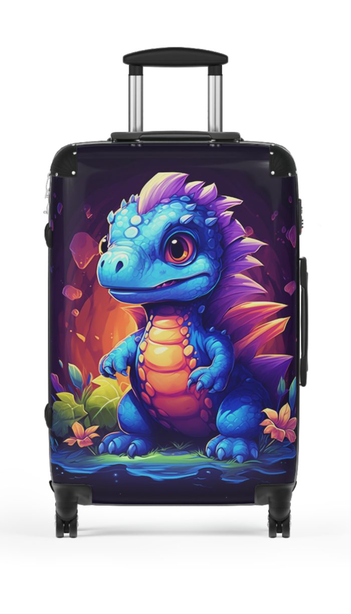 Dinosaur Suitcase - A luggage adorned with a captivating dinosaur-themed design, perfect for young travelers who want to embark on Dinosaur adventures in style.