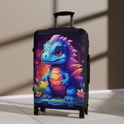 Dinosaur Suitcase - A luggage adorned with a captivating dinosaur-themed design, perfect for young travelers who want to embark on Dinosaur adventures in style.