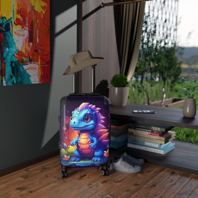 Dinosaur Suitcase - A luggage adorned with a captivating dinosaur-themed design, perfect for young travelers who want to embark on Dinosaur adventures in style.