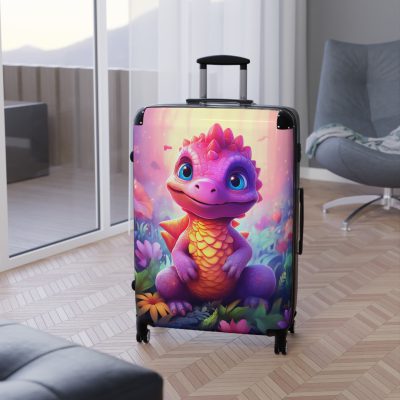 Dinosaur Suitcase - A luggage adorned with a captivating dinosaur-themed design, perfect for young travelers who want to embark on Dinosaur adventures in style.