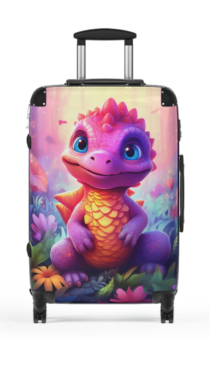 Dinosaur Suitcase - A luggage adorned with a captivating dinosaur-themed design, perfect for young travelers who want to embark on Dinosaur adventures in style.