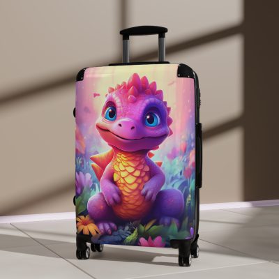 Dinosaur Suitcase - A luggage adorned with a captivating dinosaur-themed design, perfect for young travelers who want to embark on Dinosaur adventures in style.