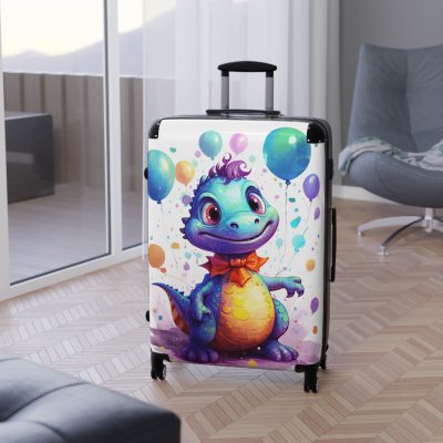 Dinosaur Suitcase - A luggage adorned with a captivating dinosaur-themed design, perfect for young travelers who want to embark on Dinosaur adventures in style.