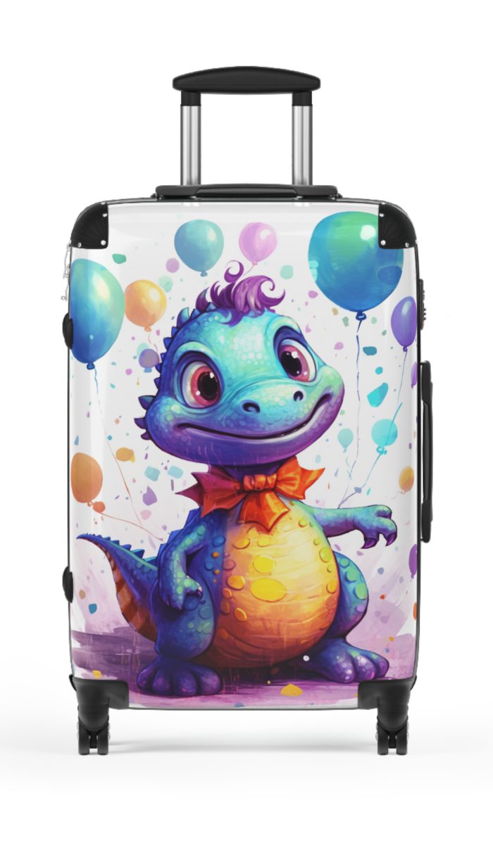 Dinosaur Suitcase - A luggage adorned with a captivating dinosaur-themed design, perfect for young travelers who want to embark on Dinosaur adventures in style.