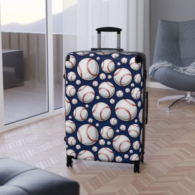 Baseball Suitcase - A stylish suitcase for sports enthusiasts featuring a baseball design, perfect for traveling in style and showcasing your passion for the game.