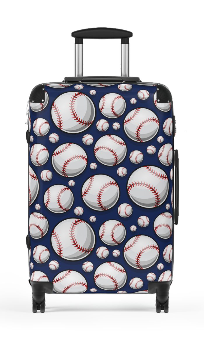 Baseball Suitcase - A stylish suitcase for sports enthusiasts featuring a baseball design, perfect for traveling in style and showcasing your passion for the game.