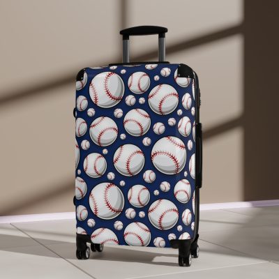 Baseball Suitcase - A stylish suitcase for sports enthusiasts featuring a baseball design, perfect for traveling in style and showcasing your passion for the game.