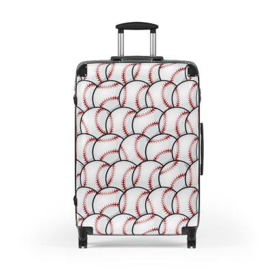 Baseball Suitcase - A stylish suitcase for sports enthusiasts featuring a baseball design, perfect for traveling in style and showcasing your passion for the game.