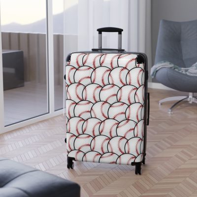 Baseball Suitcase - A stylish suitcase for sports enthusiasts featuring a baseball design, perfect for traveling in style and showcasing your passion for the game.