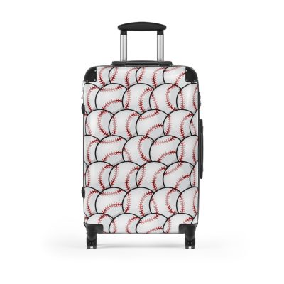 Baseball Suitcase - A stylish suitcase for sports enthusiasts featuring a baseball design, perfect for traveling in style and showcasing your passion for the game.