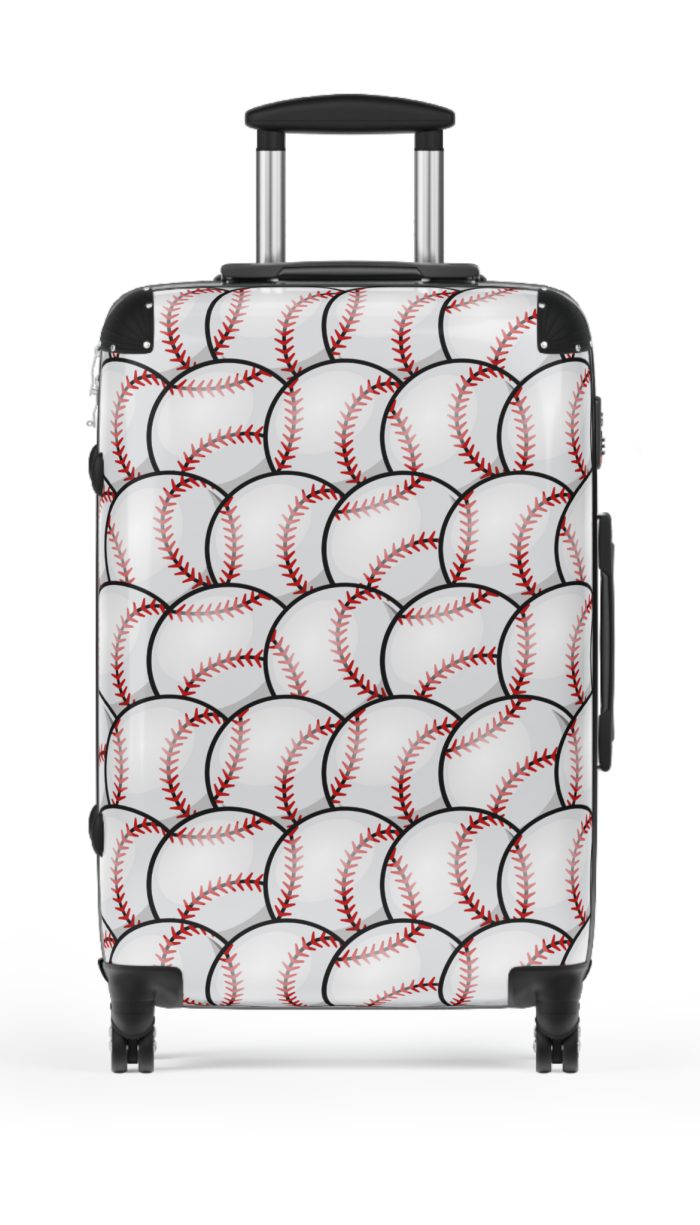 Baseball Suitcase - A stylish suitcase for sports enthusiasts featuring a baseball design, perfect for traveling in style and showcasing your passion for the game.