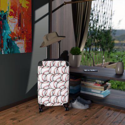 Baseball Suitcase - A stylish suitcase for sports enthusiasts featuring a baseball design, perfect for traveling in style and showcasing your passion for the game.