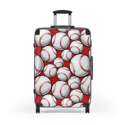 Baseball Suitcase - A stylish suitcase for sports enthusiasts featuring a baseball design, perfect for traveling in style and showcasing your passion for the game.